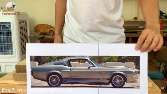 1967 Ford Mustang GT500 – Woodworking Art 1967 Ford Mustang GT500 - Woodworking Art