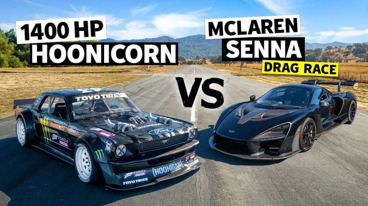 Ford Mustang Hoonicorn VS McLaren Senna Merlin
