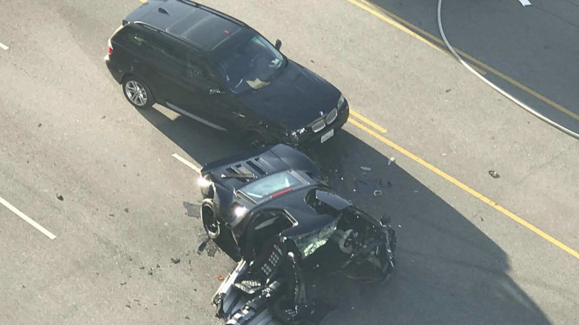 Ford GT Crash - Los Angeles